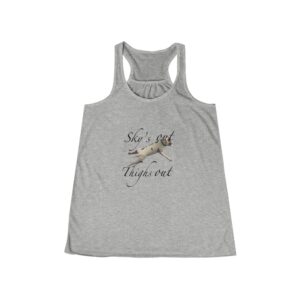 Moxie Sky's Out Thighs Out Women's Flowy Racerback Tank - Summer Vibes Tank Top