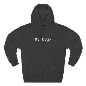 My Dog Fleece Hoodie - Cozy Pet Lover Sweatshirt