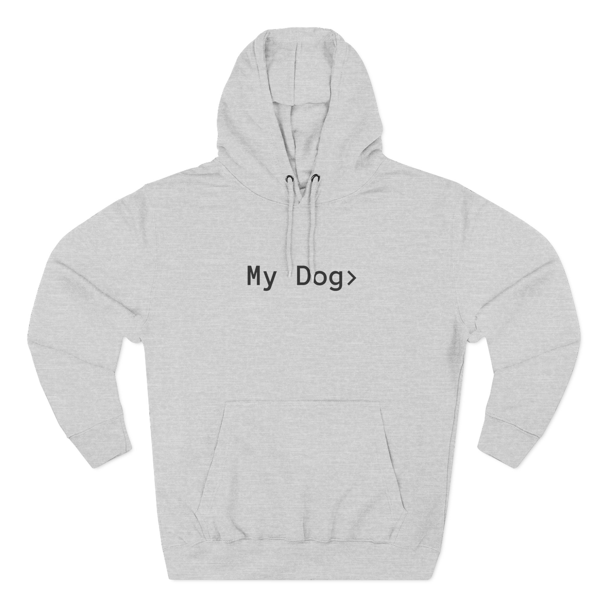 My Dog Fleece Hoodie - Cozy Pet Lover Sweatshirt
