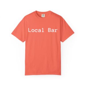 Glengary Collection 'Local Bar' & 'The Glengary Inn' Casual Unisex Garment-Dyed T-Shirt